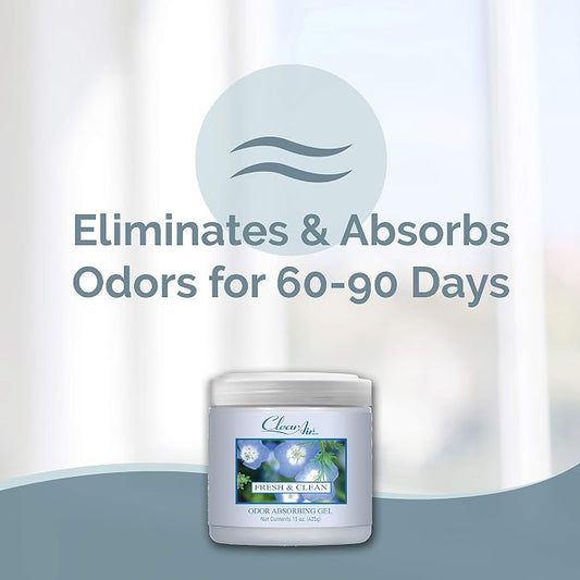 Clear Air Odor Absorber Gel - 15 oz - Image 2