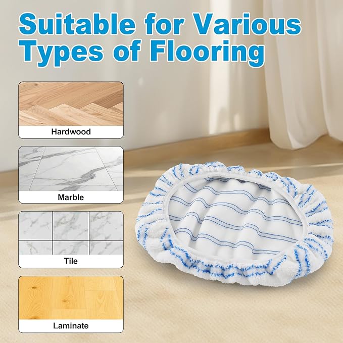 5 Pack Mop Heads Replacements for Ocedar Hardwood Floor 'N More Microfiber Mops - Image 6