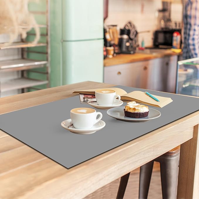 Food Grade Silicone Table Protector Mat 47x24 Inch, Heat Resistant Desk Pad - Image 6