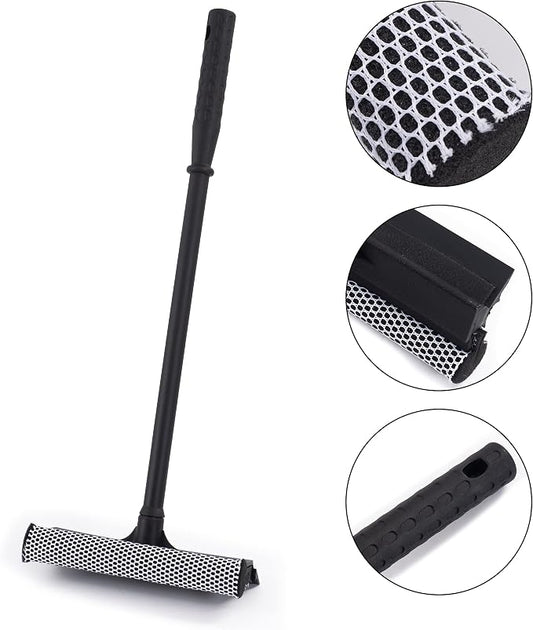 Matthew All Purpose Window Squeegee w/Premium Microfiber Cloth 3Pcs, Car - Image 2