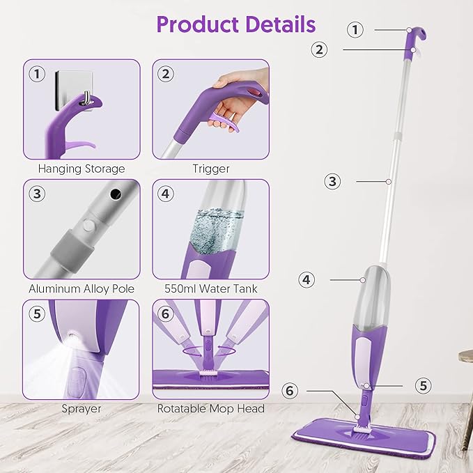 Spray Mop for Floor Cleaning - Image 6