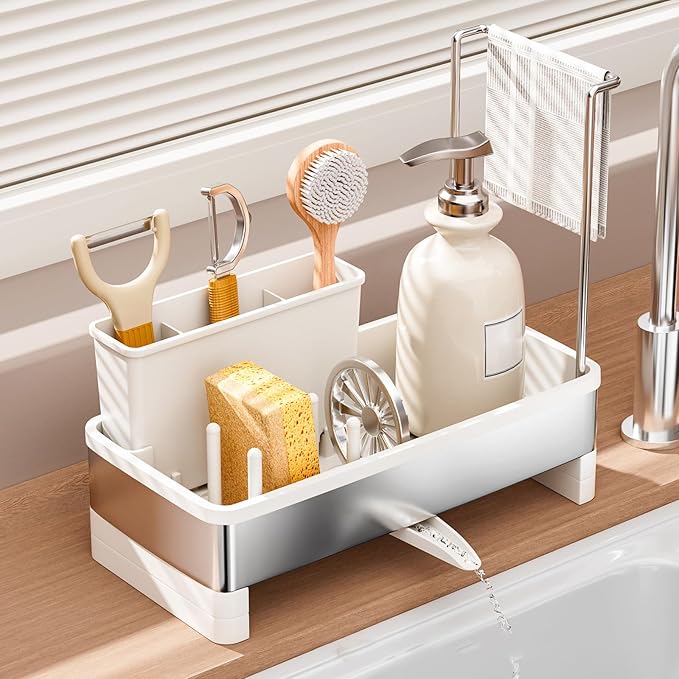 Sponge Holder for Kitchen Sink, Sink Caddy Organizer by Unknown