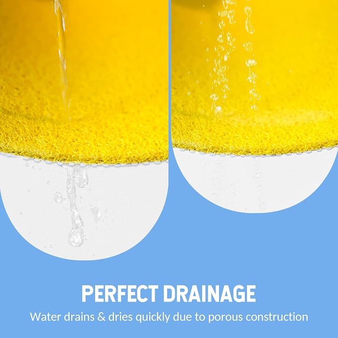 Non-Slip Bathtub Mat, 2 Pack Anti Slip Shower Mat, Fast Drying Bathtub Mats - Image 6