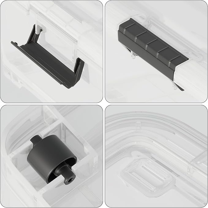 52 Quart Large Plastic Underbed Latching Storage Box, 3 Packs - Image 7