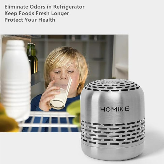HOMIKE Refrigerator Deodorizer, Odor Eliminator, Last up to 10 Years - Image 2