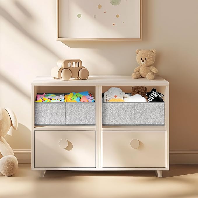 DIMJ Large Closet Shelf Organizer Bins 6 Packs - Image 5