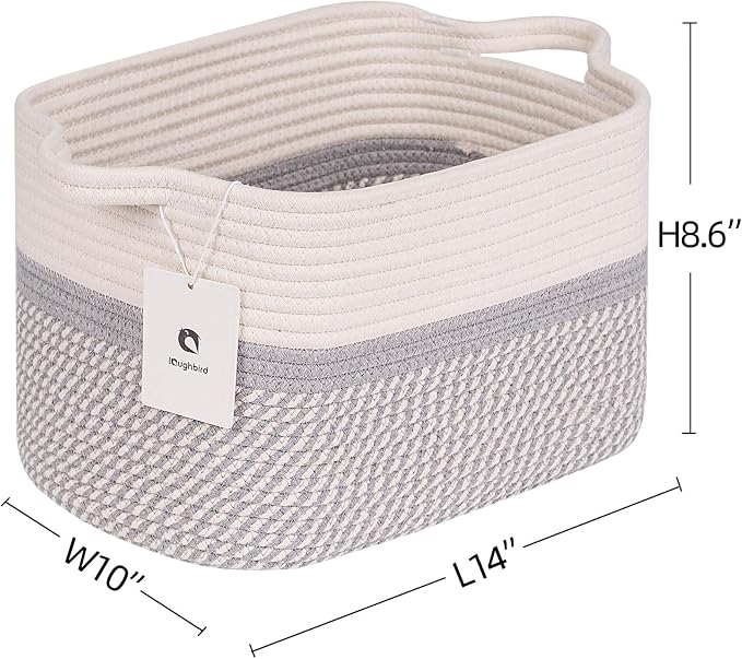 Medium and Large Woven Basket//With Handle, Used - Image 3