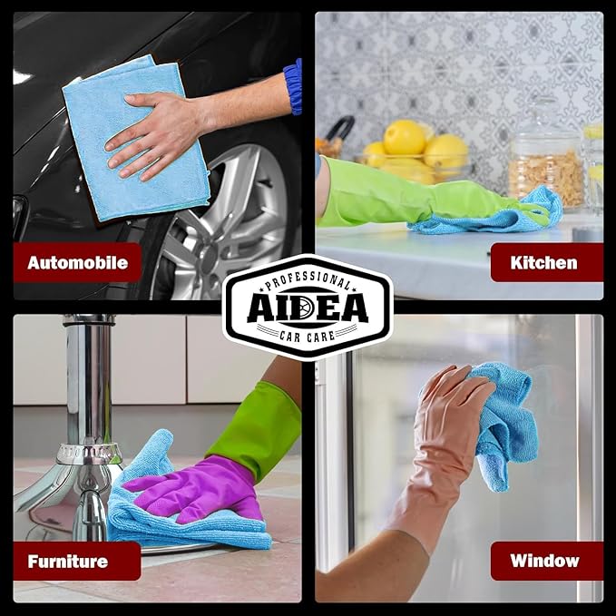AIDEA Microfiber Cleaning Cloth, Microfiber Towels - Image 5