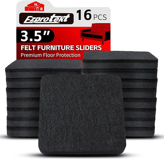 Ezprotekt 3.5" Felt Furniture Movers Sliders by VisittheEzprotekt