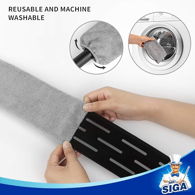 MR.SIGA Flexible Microfiber Long Duster - Image 3