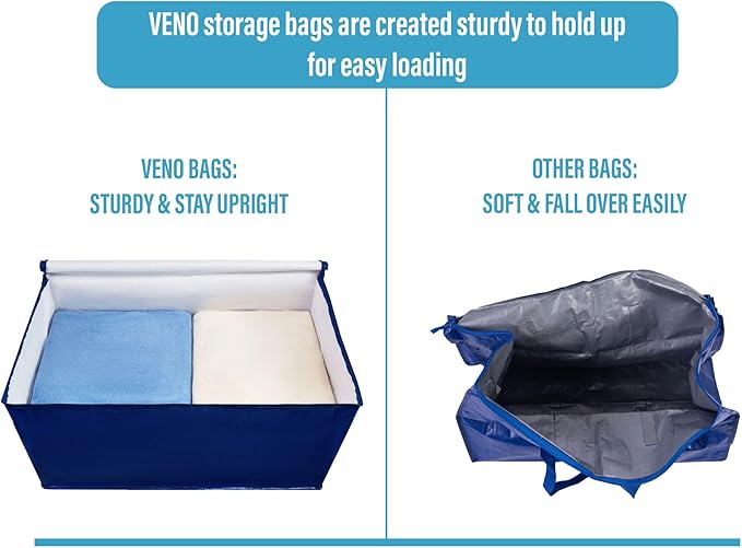 VENO 2 Pack Moving and Storage Bags, Heavy Duty, Alternative to Moving Boxes - Image 5