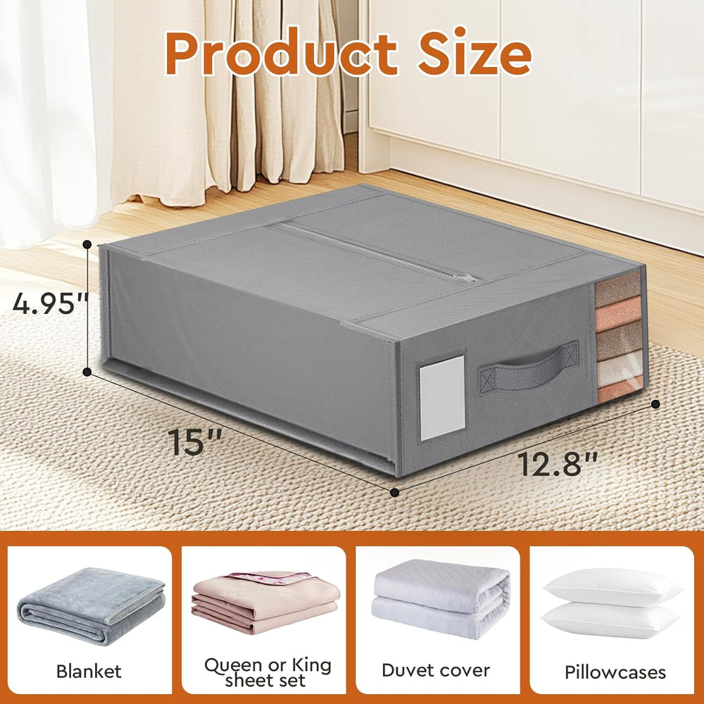 StorageTastic Bed Sheet Closet Organizers and Storage Under Bed Storage