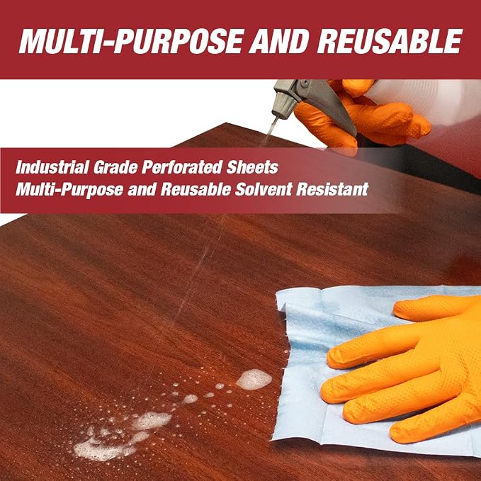 PrepWipe Heavy Duty Cleaning Towels, Lint Free Industrial Paper Towels - Image 7