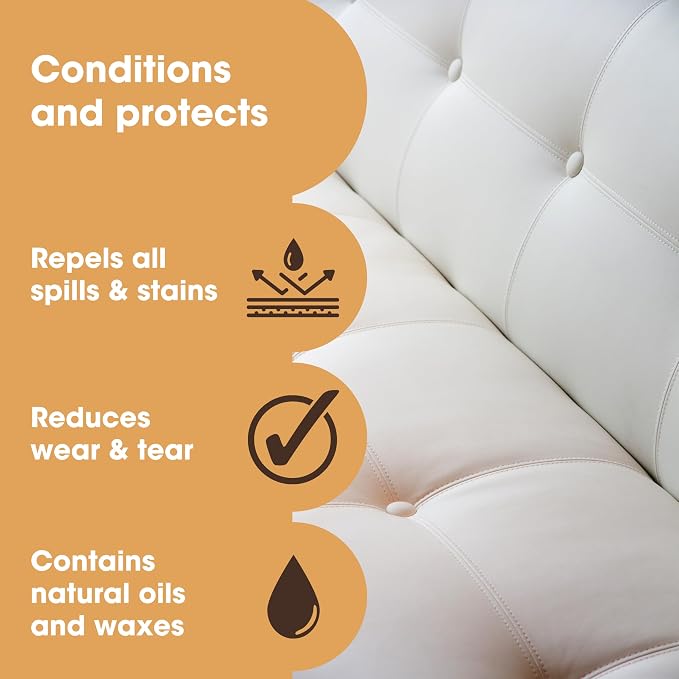Furniture Clinic Leather Protection Cream | 2-in-1 Leather Conditioner & - Image 2