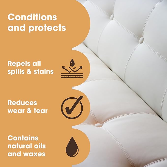 Furniture Clinic Leather Protection Cream | 2-in-1 Leather Conditioner & - Image 2
