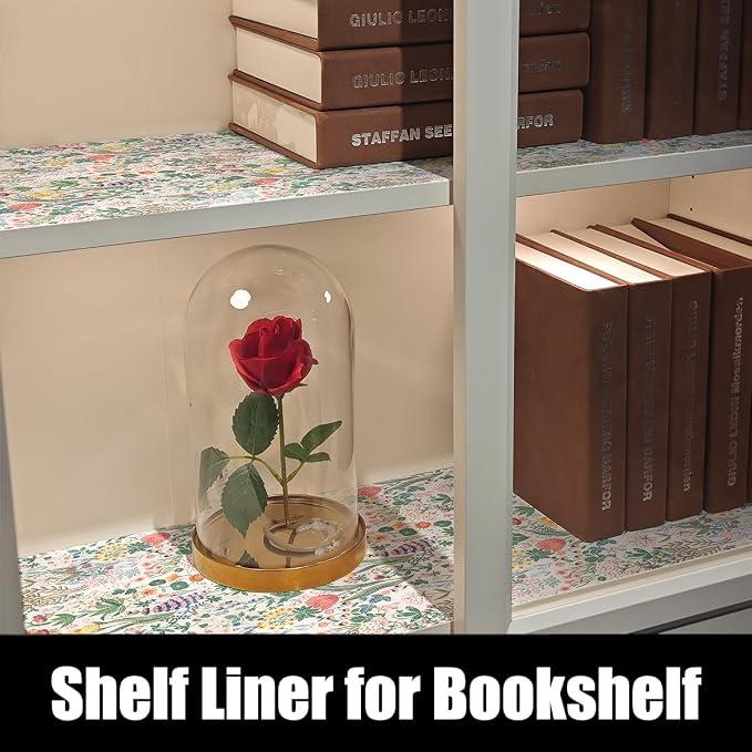 Floral Shelf Drawer Liners, 16IN x 10FT Non Adhesive and Strong Non-Slip - Image 6