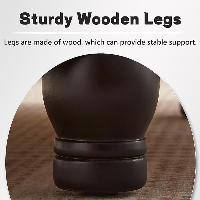 30-Inch Round Storage Ottoman, Modern Ottoman Coffee Table - Image 5