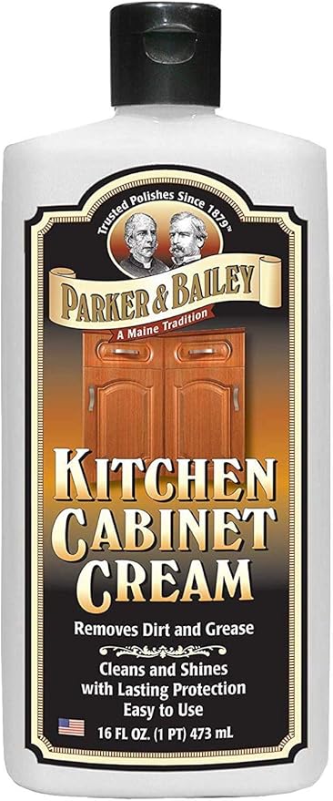 Parker and Bailey Kitchen Cabinet Cream-Wood Cleaner-Grease Remover 16 oz by ParkerBailey