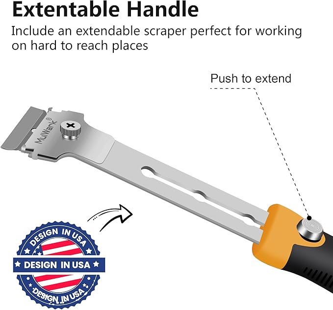 MulWark Razor Blade Scraper | 2 Handles Razor Scraper Set - Image 3