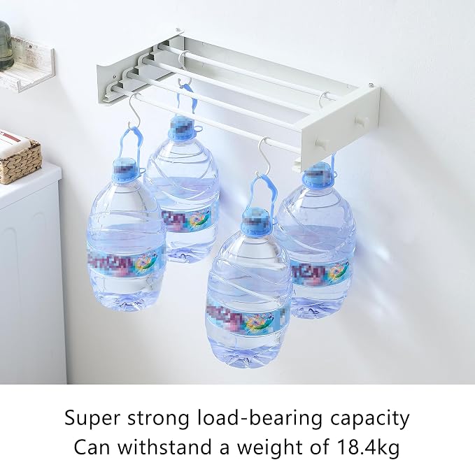 Clothes Drying Rack, Laundry Hanger Dryer Rack, Wall Mounted Drying Rack - Image 6