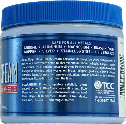 Blue Magic 500-06 Metal Polish Cream Non-Abrasive Tarnish and Oxidation Remover - Image 4