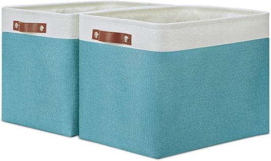 DULLEMELO Large Closet Storage Baskets Canvas Storage Baskets by DULLEMELO