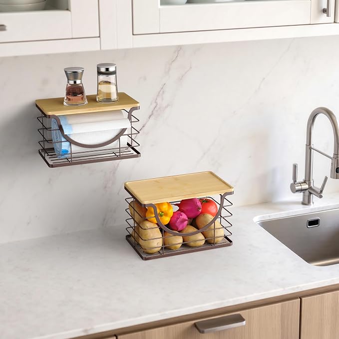Extra Large Trash Bag Holder Under Sink Stackable Kitchen Storage 2 Pack - Image 4