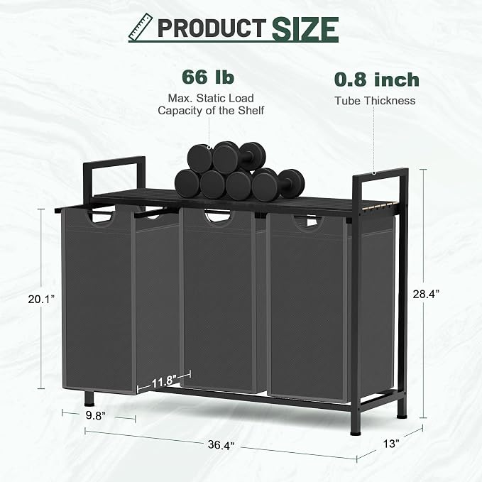 Laundry Hamper, Laundry Sorter - Image 2