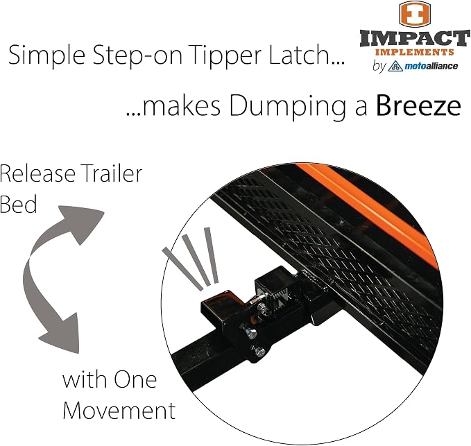 Impact IMPLEMENTS® 1500lb Utility Cart Cargo Trailer - Image 4