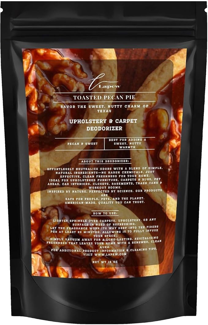 Toasted Pecan Pie Carpet Freshener Powder: Powerful Odor Eliminator by Lapew