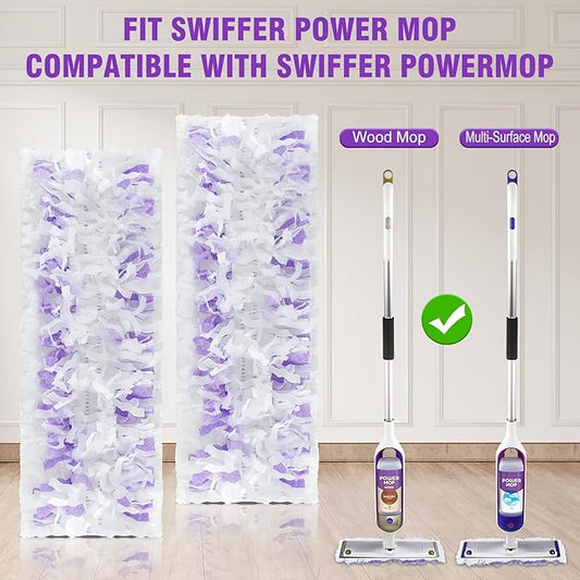 48 Pack Disposable Power Mop Refills Pads Compatible - Image 2