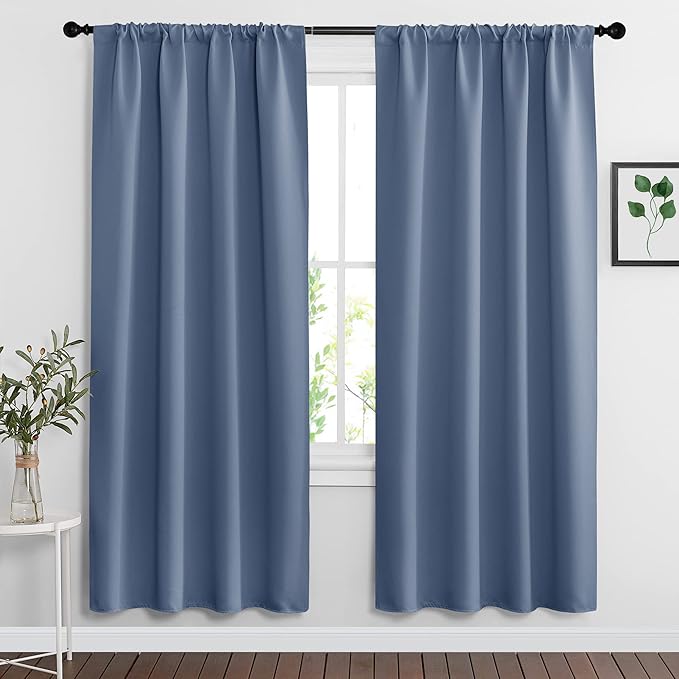 RYB HOME Bedroom Blackout Curtains by RYBHOME