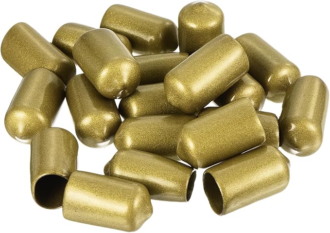uxcell 20pcs Rubber End Caps 1/2" ID Vinyl Round Tube Bolt Cap Cover Thread - Image 4