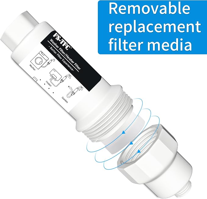 FS-TFC Inline Sediment Anti-Scale Filter Reusable 3/4" GHT Water Hose Filter - Image 5