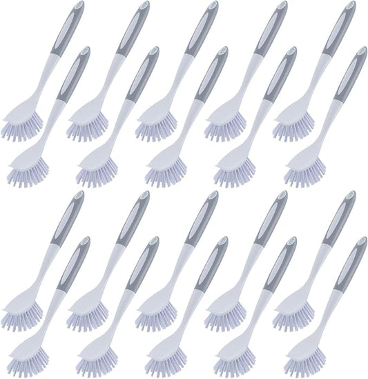 Hsei 20 Pcs Gray Kitchen Scrub Dish Brush Bulk by Hsei