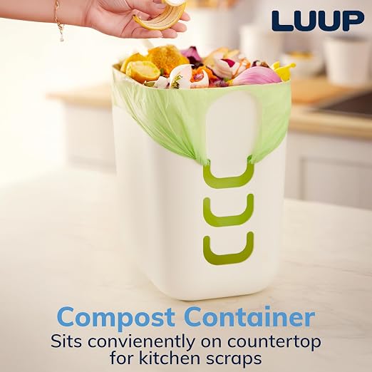 STORi Luup Bathroom Wastebasket, Secure Grocery Bags, Plastic Garbage Container - Image 5