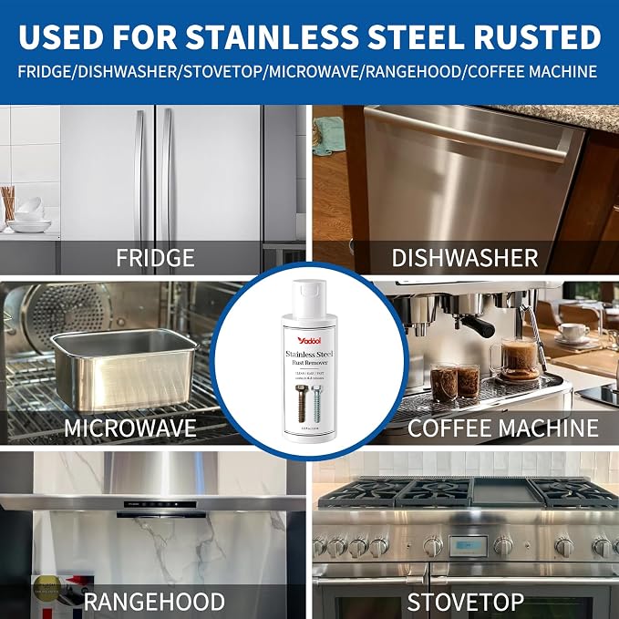 Stainless Steel Rust Stain Remover & Cleaner, Rust Spot Stain Remover - Image 5