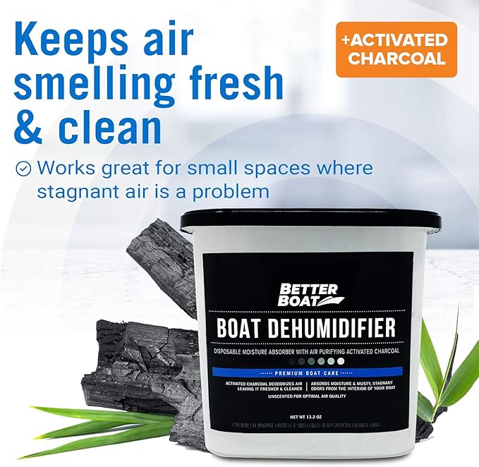 Moisture Absorber and Boat Dehumidifier, Charcoal Odor Remover - Image 7