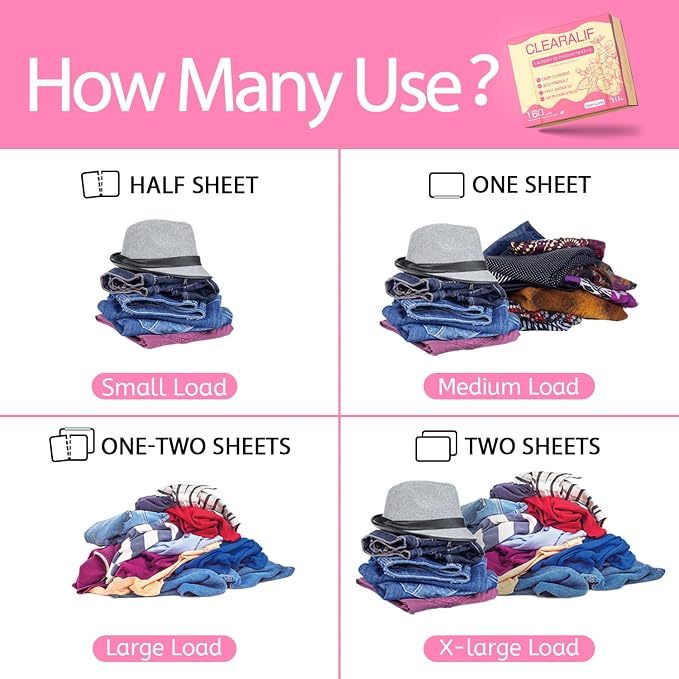 Laundry Detergent Sheets Up to 160 Loads, Fresh Flower - Image 5