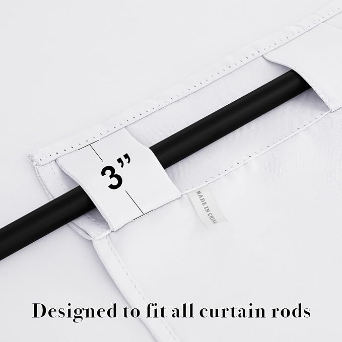 RYB HOME Small Window Curtains Blackout, Privacy Thermal Insulating Drapes - Image 5