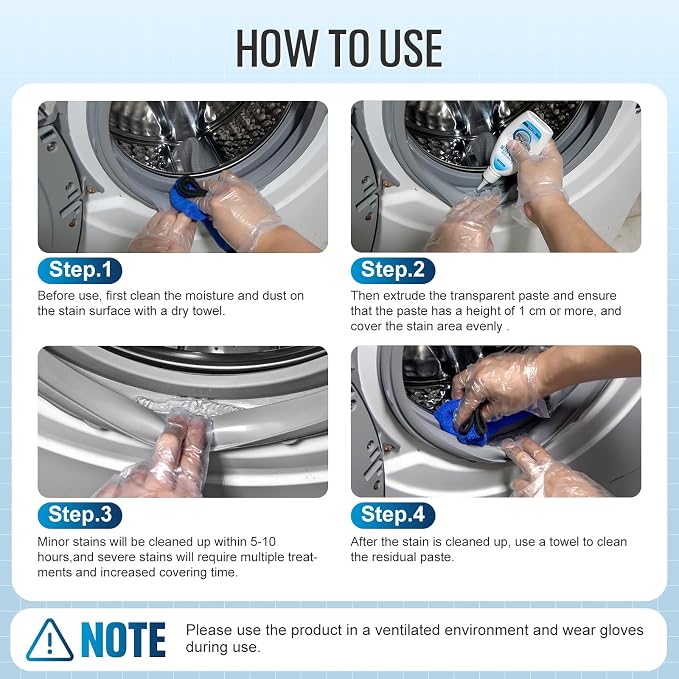 Home Cleaner Gel, Cleaner for Washing Machine, Refrigerator Strips, Household - Image 3