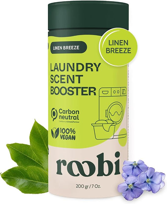 Roobi Sustainable Laundry Scent Booster Beads. Linen Breeze Fragrance Laundry by Roobi