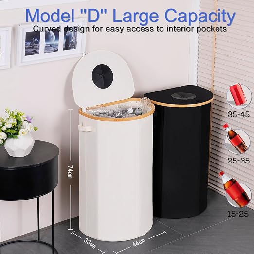Efluky Recycling Bin 100L, 26 Gallon, Oxford Fabric, 17.32"L x 12.9"W x 11.46"H - Image 2