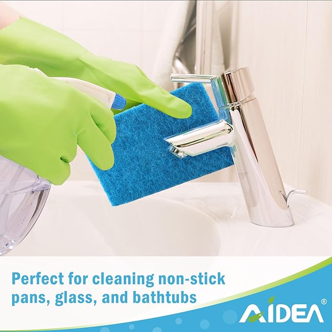 AIDEA Non-Scratch Scouring Pads, Dish Scrubber Pads - Image 5