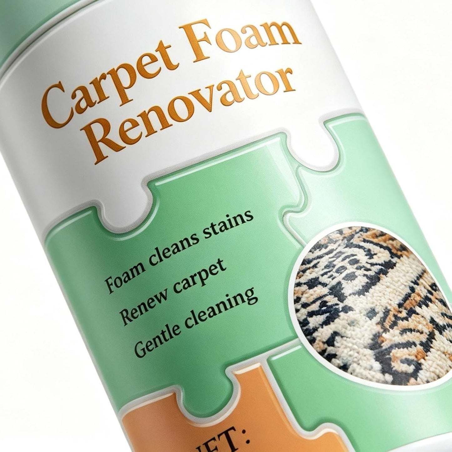 Foam Carpet Cleaner - Fabric Stain Remover - 60ml Upholstery Cleaning Spray | Carpet Stain Remover for Sofa Couch Furniture Mattress Seat Car Interior Mat Cushion