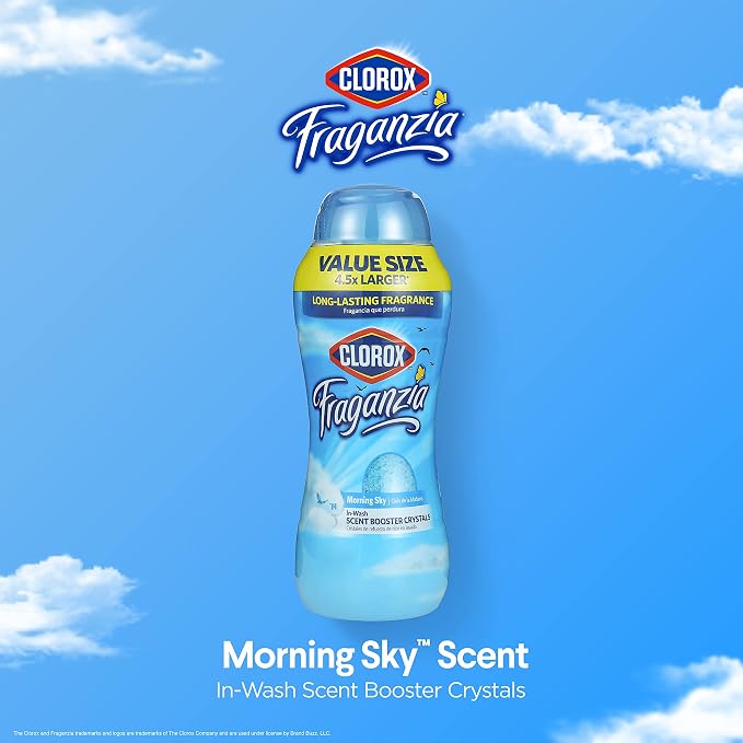 Clorox Fraganzia Laundry Scent Booster Crystals in Morning Sky Scent - Image 2