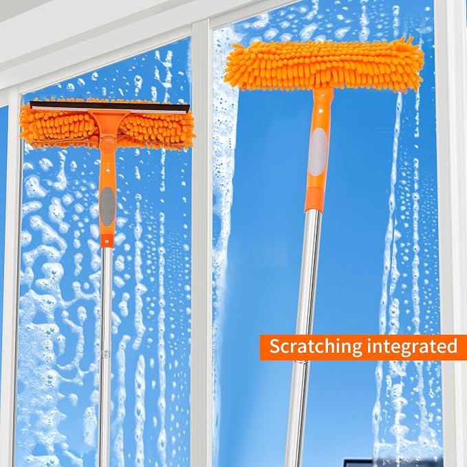 Professional 72'' Window Squeegee Cleaning Washing Tool/Kit - Image 6
