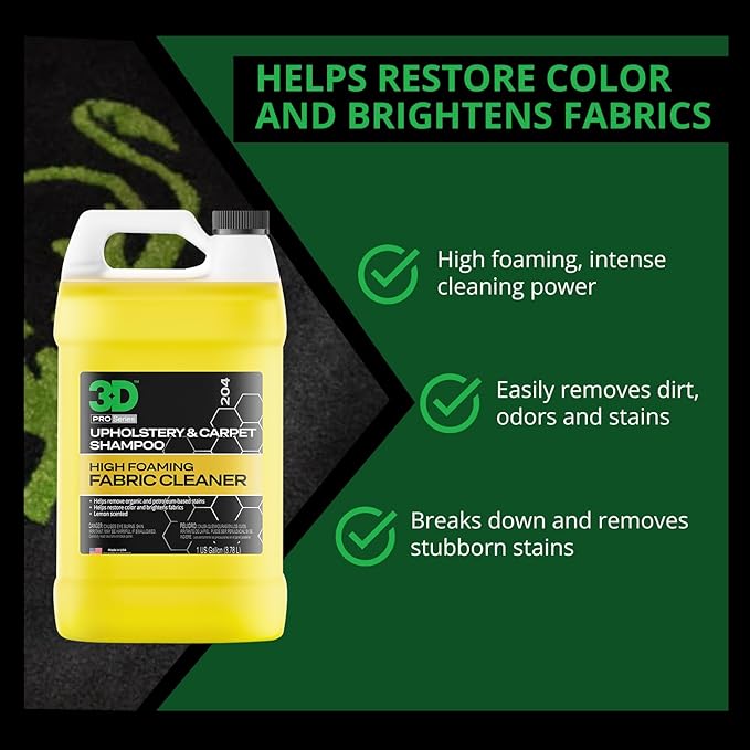 3D Upholstery & Carpet Shampoo - Image 2