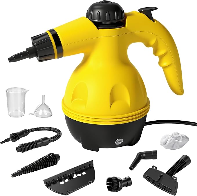 Handheld Steam Cleaner for Home, Powerful Pressurized Steam Cleaner Natural by YISPK