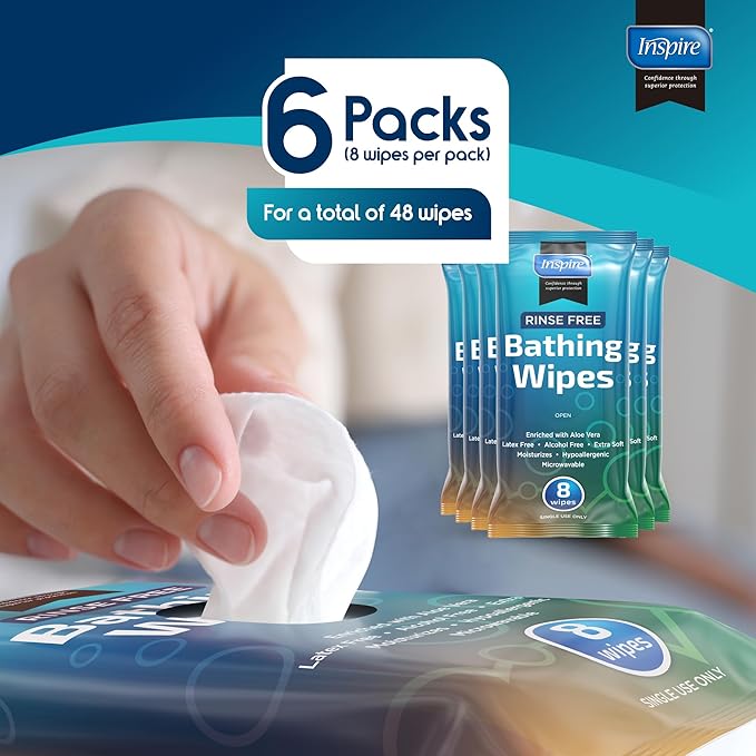 Adult Wet Wipes Body Wipes | Adult Wash Cloths Extra Large, Bathing Wipes - Image 7